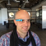 Trying on Google Glass